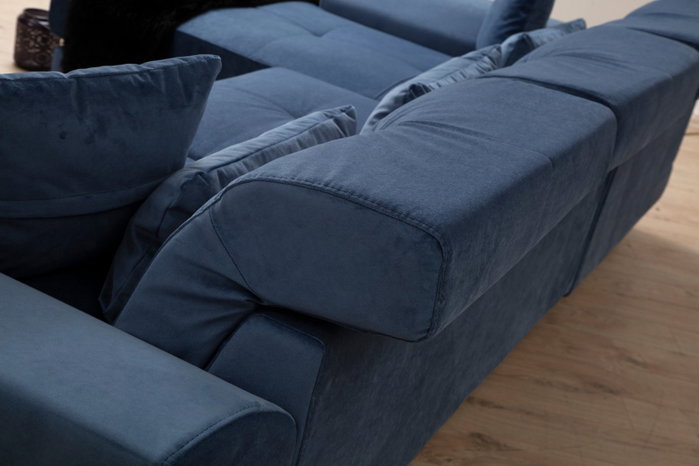 Atelier Del Sofa Frido Left (Chl+3R) - Azul Marino